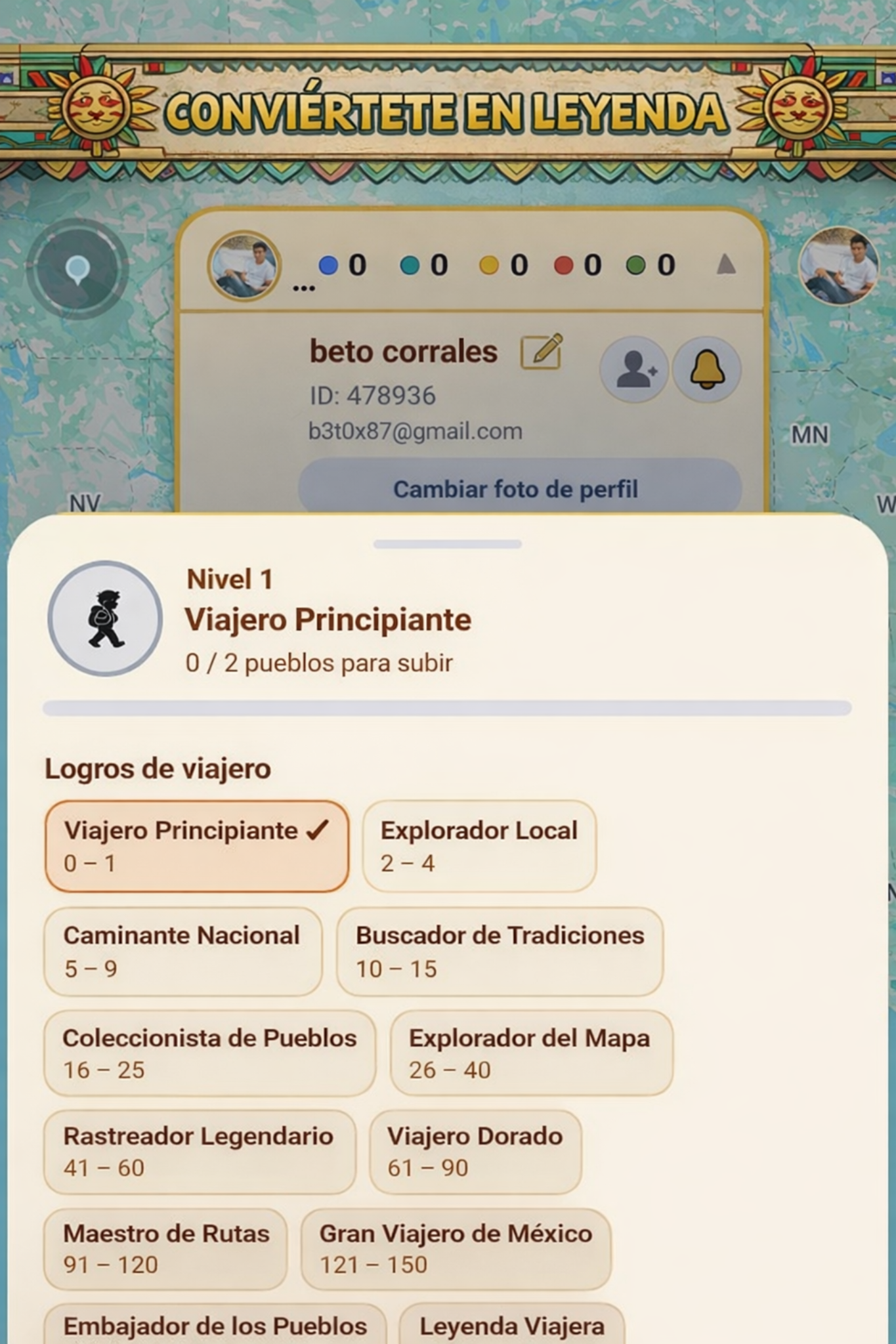 Niveles y logros